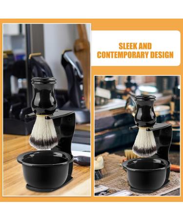 Baluue Safety Razor Holder Stand - 2-Piece Plastic Shaving Brush Organizer for Men | Salon & Home Use - Buy Online on GoSupps.com