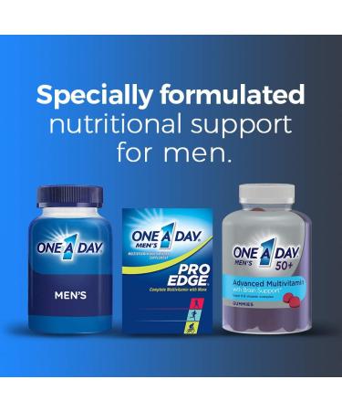 One A Day Men's 50+ Gummies Advanced Multivitamin with Brain and Immunity Support - 110 Count - Buy Online on GoSupps.com