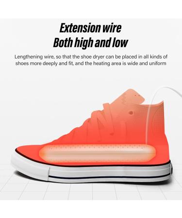 Household Boot Dryer Deodorizer Smart Core Household Shoe Dryer Shutter Design for Travel (White) - Buy Online on GoSupps.com