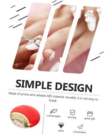 Healeved 3 Sets Electric Manicure Cuticle Home Decor Pedicure Clippers Fingernail Nail File Nail Art Kit para U as Pedicure Kit Manicure Kit Nail Clippers Abs Red Aldult - Buy Online on GoSupps.com