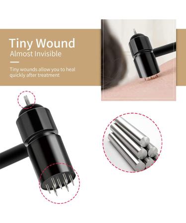 7 Star & Plum Blossom Dermal Hammer Medical Plum Blossom Needle Skin Needle Cupping Acupuncture Treatment with 12 Replace Head Seven Star Blood Needle Blood Needle (1box) - Buy Online on GoSupps.com