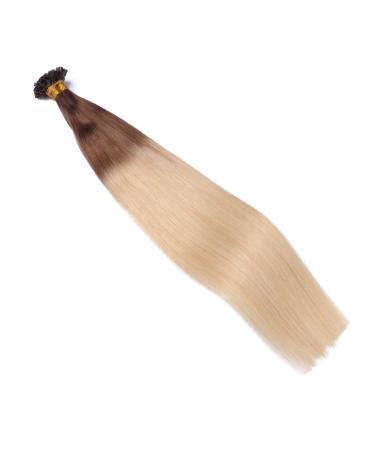 Premium Keratin Bonding U-Tip Extensions - #17/20 Ombre 50cm 100 Strands 100% Remy Hair by Novon - High Quality 50g - Buy Online on GoSupps.com