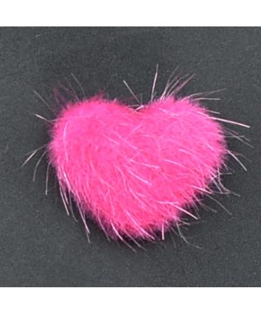 Reland Sun 20-Piece Heart-Shaped Nail Plush Balls - Removable Fluffy Pompons for Creative Nail Design & Decoration (Plum Red) - Buy Online on GoSupps.com