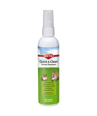 Kaytee Quick & Clean Critter Dry Shampoo 8-Ounce