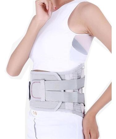 Adjustable Lumbar Support Belt - Double-Train Correction Clip for Lower Back Pain Relief | Oversized Decompression Corset (Black) - Buy Online on GoSupps.com