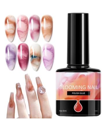 Nail Gel Watercolor Gel Blooming Liquid with Fast Gradient Clear Effect Great for Wedding Travel Party Stage Daily Use Manicure for Women Men Youth