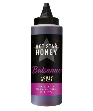Hot Star Honey Balsamic Glaze | Hand Crafted Balsamic Honey Glaze | Balsamic glaze Perfect for Chicken Pizza Pasta Steak and Noodle - 330g Bottle - Buy Online on GoSupps.com