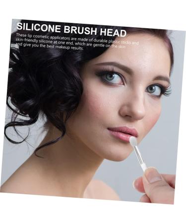 minkissy 5 Sets Lip Gloss Brush Silicone Lipstick Brush Lip Care Applicator Hand Tools Cosmetics Brush Makeup Brush Makeup Use Lipstick Brush Miss Silica Gel White Make up Eye Shadow Brush - Buy Online on GoSupps.com