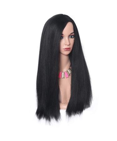 Buy Afro Wig for Women - Black Curly Wavy Long Hair | Synthetic 70s 60s 50s 80s Cosplay Party Styles - Buy Online on GoSupps.com