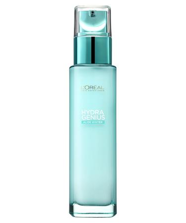 L'Or al Paris Hydra Genius Aloe Water Moisture Fluid for Normal to Dry Skin Hydration & Freshness with Aloe & Hyaluronic Acid (2-Pack 70ml) - Buy Online on GoSupps.com