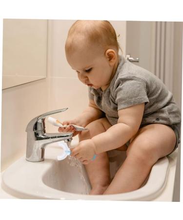 Fomiyes 4-Pack U-Shaped Silicone Toothbrushes for Toddlers & Kids - Gentle Mouth Care & Massage Brushes - Buy Online on GoSupps.com