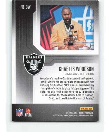 2022 Charles Woodson Oakland Raiders NFL Football Trading Card - Score First Ballot #9 - Buy Online on GoSupps.com