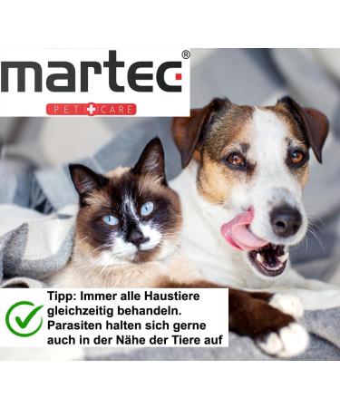 Martec Pet Care Spot On for Cats | 9x1ml | 13.5 Months Flea Mite & Tick Protection | Vegetable-Based | For Cats 4 Months+ - Buy Online on GoSupps.com