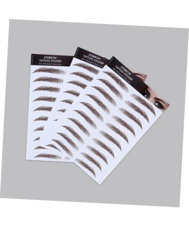 Beavorty 10 Pcs Eyebrow Stickers Eyebrow Transfer Tattoos Hair-like Eyebrows Stickers 6d Eyebrow Trimming - Buy Online on GoSupps.com