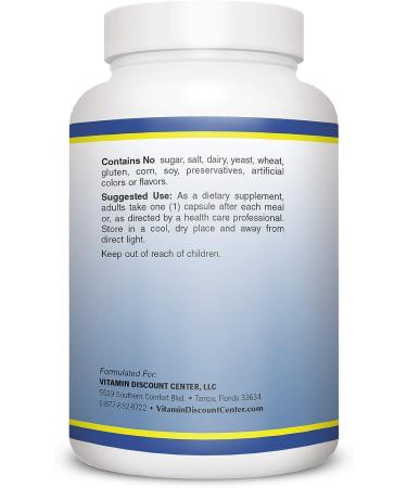 Vitamin Discount Center Bromelain 400mg - 120 Capsules | Digestive Enzyme Supplement - Buy Online on GoSupps.com