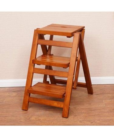 Brand Folding Ladder Stool Stairs 3-Step Solid Wood Stool Shoe Rack Household Save Space 2 Colors J0T0D1 (Color : B) - Buy Online on GoSupps.com