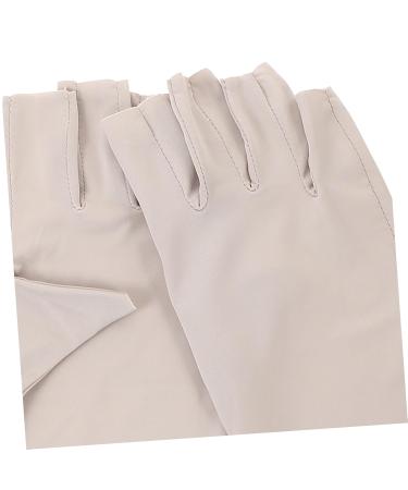 FRCOLOR 2 Pairs Women's Sun Protection Gloves Nail Art Uv Gloves Anti-uv Gloves for Gel Nail Lamp Nail Art Anti-uv Gloves Gel Nail Lamp Uv Gloves Uv Nail Gloves Accessories Nylon Summer - Buy Online on GoSupps.com