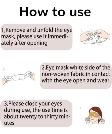 Heated Steam Eye Mask for Headache Relief and Relaxation - 10 Pack - Buy Online on GoSupps.com