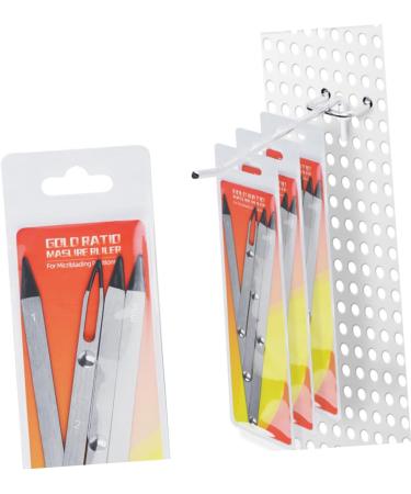 Beavorty 3 pcs tattoo eyebrow ruler mold kit Stainless Steel Eyebrow Ruler Tool eyebrow microblading ruler - Buy Online on GoSupps.com