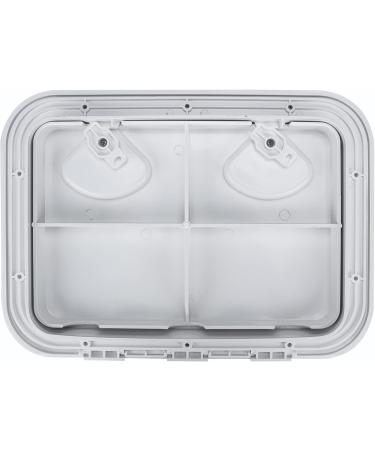 SmartMarine White Marine Deck Access Hatch 17.3x12.4 - Rectangle Boat Deck Hatch & Lid - Buy Online on GoSupps.com
