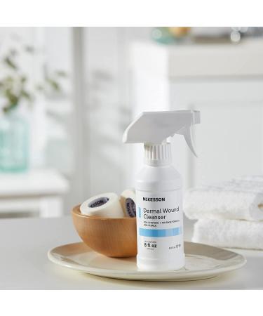 McKesson Dermal Wound Cleanser 8 fl oz - Non-Sterile, Non-Cytotoxic, Rinse-Free Formula | 1 Count - 1 ct | 8 Ounce - Buy Online on GoSupps.com