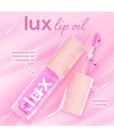 ColourPop Lux Lip Oil - Hydrating, Sheer Tinted Lip Oil Formulated with Antioxidant-Rich Chamomile Extract & Calendula Oil - Non-Greasy, Nourishing Clear Oil - Dew Drop (0.16 oz) - Buy Online on GoSupps.com