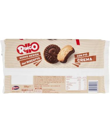 Italian Gourmet E.R. Pavesi Ringo Nocciola Hazelnut Cookies 330g + Italian Gourmet Pulp 400g - Buy Online on GoSupps.com