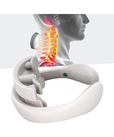 USB- heated U-Shaped Neck Massager Cushion - Soft Cotton Pillow for Home & Travel - Electric Massage Device for Relaxation - Buy Online on GoSupps.com