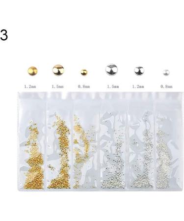 heaven2017 Chic Mixed Hollow Geometric Metal Frame Nail Art DIY Decor Rivet Manicure Tool 6# - Buy Online on GoSupps.com