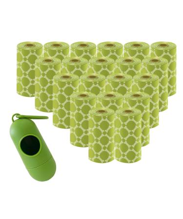 VAKOWOO Dog Poo Bags Biodegradable Poo Bags Dogs Rolls 400 Thick Poop Waste Bag for Dogs Leak Proof Pet Poop Bags for Dogs with 1 Holder Dispenser 20 Rolls 400 Bags + 1 Dispenser