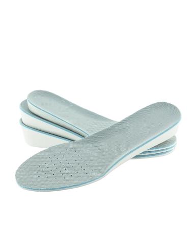 Inner Raised Insole for Men and Women's Leisure EVA Sports Breathable Invisible Raised Insole Height Pad(35) 35 Gray