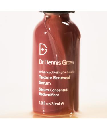 Dr. Dennis Gross Advanced Retinol + Ferulic Texture Renewal Serum 1 oz - Smooth, Retextured Complexion - Buy Online on GoSupps.com