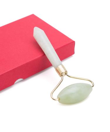 THY COLLECTIBLES Premium Jade Stone Roller - Anti-Aging Facial Massage Tool for Skincare Wrinkle Reduction & Rejuvenation - Buy Online on GoSupps.com