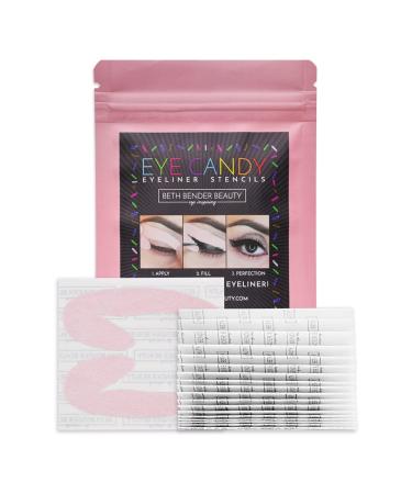 Eyeliner Stencils | Cat Eyeliner Stencil | Perfect Winged Tip Look | Created by Celebrity Makeup Artist | Reusable, Easy to Clean & Flexible | Made in USA | Cruelty Free & Vegan | Starter - 12 pk 24 Count (Pack of 1)