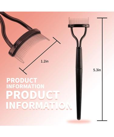Sixia Collapsible Eyelash Comb Separator Tool with Cover - Black - Buy Online on GoSupps.com