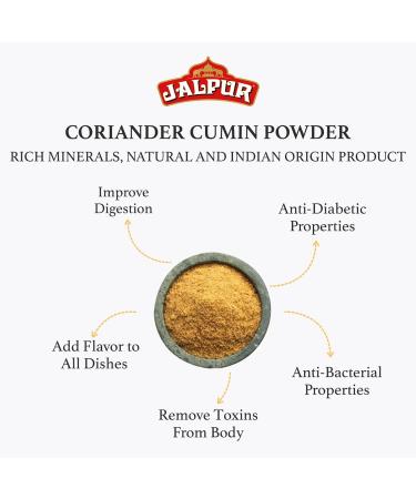 M lange coriandre et cumin en poudre - dhana-Jeera - 500 g - Buy Online on GoSupps.com