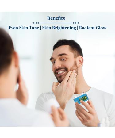 Blue Nectar Vitamin C Face Moisturizer for Oily & Acne Prone Skin | Oil-Free Non-Greasy Cream with Grapeseed | 19 Herbs for Men (1.76 fl oz) - International Shipping Available - Buy Online on GoSupps.com