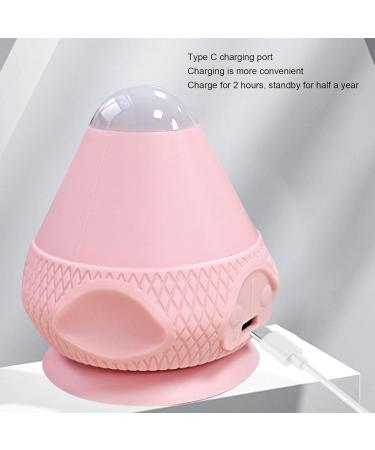 Electric Massage Ball - Wall-Mounted Heated Vibration Device for Back Neck & Shoulders (Pink) | International Shipping Available - Buy Online on GoSupps.com