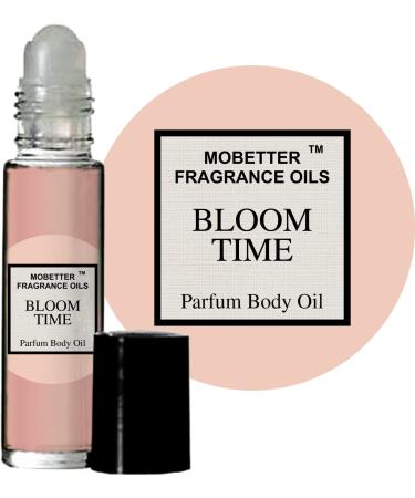 MOBETTER FRAGRANCE OILS Bloom Time Women perfume Body Oil 0.33 Fl Oz (Pack of 1) white floral tuberose