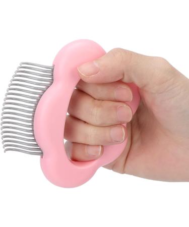Buy Cat Comb - Skin-Friendly Elastic Half-Curved Massage Comb for Cats | Cat-Safe Exfoliating Grooming Tool in Pink - International Shipping Available - Buy Online on GoSupps.com