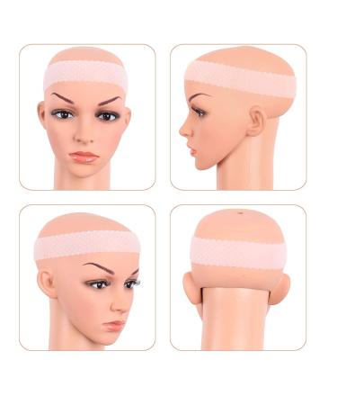 MapofBeauty Non Slip Silicone Wig Grip Band Headband for Men and Women - White (2 Pack) - Buy Online on GoSupps.com