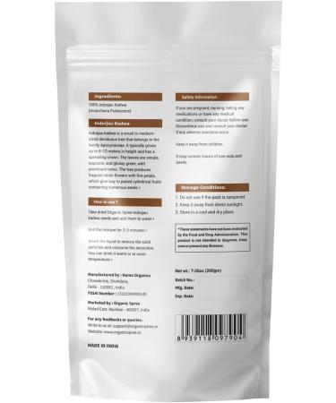 Organic Spree Indrajau Kadwa 200gm (7.05oz) Holarrhena Pubescens Pure and Natural Kutaja - Buy Online on GoSupps.com