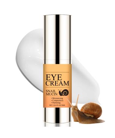 Snail Eye Cream Snail Eye Cream for Dark Circles and Puffy Eyes Eye Bags Remover Eye Cream Anti aging Under Eye Cream Reduce Lines Wrinkles Puffiness and Dark Circles for All Skin Types