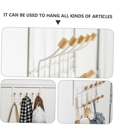 jojofuny Condiment Jar 2 Pcs 1 Wall Hanging Hook Hanger Coat Hangers Metal Hangers Wrought Iron Hooks Backpack Bath Ball - Buy Online on GoSupps.com