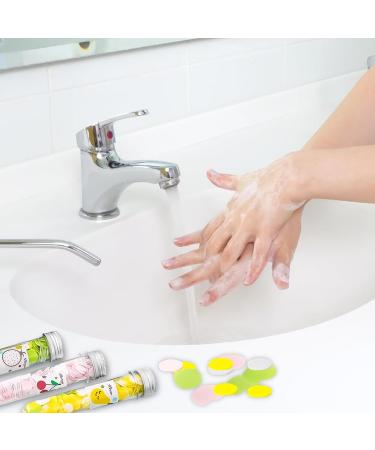 16PCs Portable Mini Soap Leaves - Travel-Friendly Paper Soap for Camping & Hiking | AsFrod Fruit Series - Buy Online on GoSupps.com