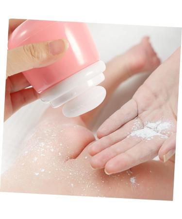 BIUDECO 3pcs Baby Powder Puff Set - Ideal for Newborns, After-Bath Use | Body Powder Holder & Talcum Bottle Included - Buy Online on GoSupps.com