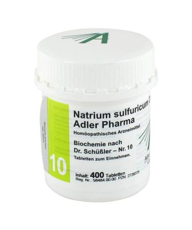 Biochemistry Adler 10 Natrium Sulfuricum D 6 Tablets
