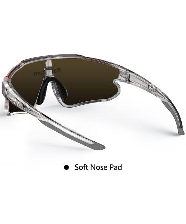 RacyRam UV400 Polarized Sport Sunglasses for Men and Women - Red | Ideal for Baseball, Cycling, Running, Softball - Buy Online on GoSupps.com
