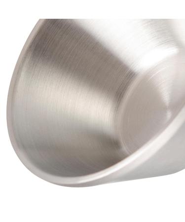 Luxurious Stainless Steel Shaving Soap Peel Durable Foam Shell for a Smooth Thorough Shave | Hairdresser's Rasi Cup - Buy Online on GoSupps.com