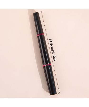Lipstick Brush Round Head Lipstick Blending Brush Double Ended Retractable Lip Brush Portable Lipstick Lip Gloss Brush Concealer Makeup Tool Round and Flat Blending Makeup Brush With Lid - Buy Online on GoSupps.com